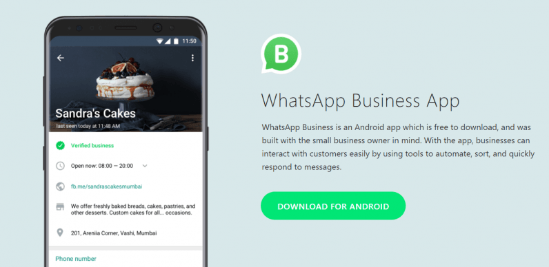 WhatsApp lança novo app para micro e pequenas empresas falarem com clientes